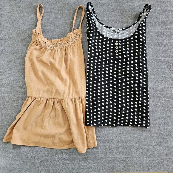 Top Womens L Lot of 2 Hester & Orchard Torrid Sleeveless Linen Gauze Cottagecore - Picture 16 of 16